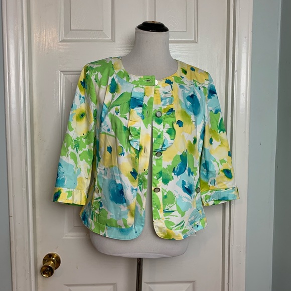 Kim Rogers Top or Lightweight Jacket. Size PL - Picture 3 of 8